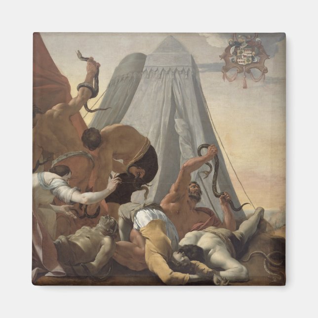 Israelites Afflicted with the Brazen Serpent Magnet (Front)