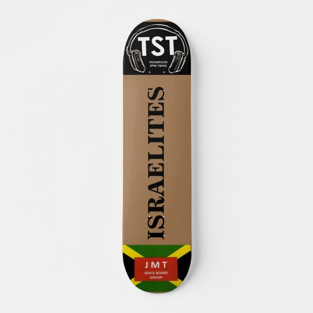 ISRAELITES Skateboard, 7¾" Deck Skateboard (Front)