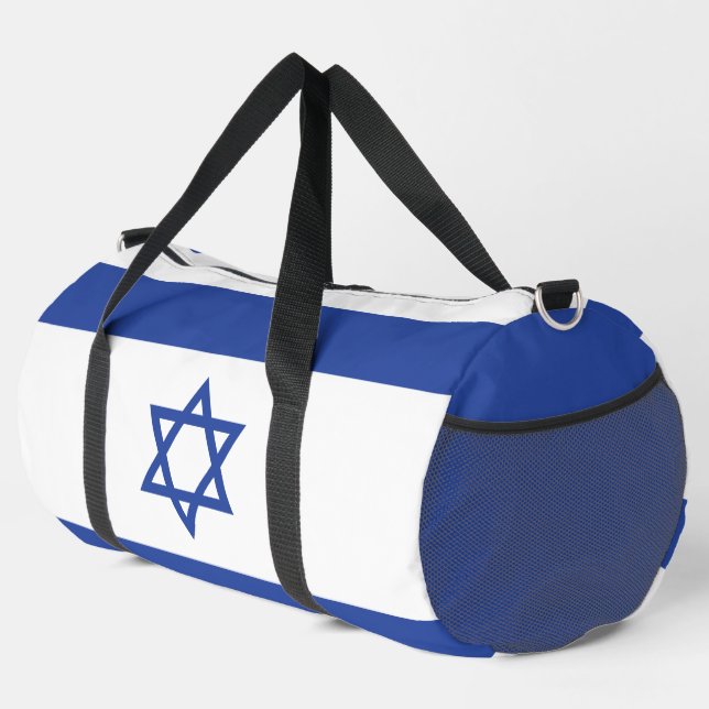Isreal Flag תיק עם דגל ישראל Duffle Bag (Right Corner)