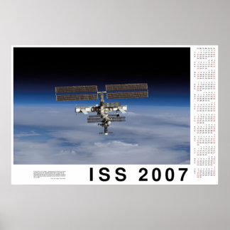 ISS 2007 Calendar Poster