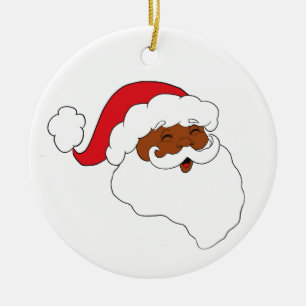 Issa Almondy Santa Ceramic Tree Decoration
