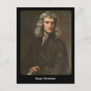 Issac Newton  Postcard