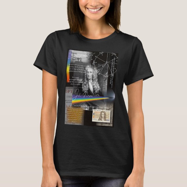issac newton T-Shirt (Front)