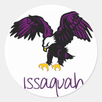 Issaquah Eagles Classic Round Sticker