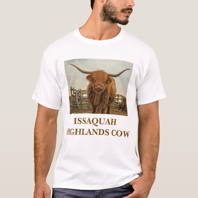 ISSAQUAH HIGHLANDS “cow” T-Shirt (Front)