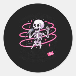 Issues In My Tissues Ehlers Danlos Syndrome Funny  Classic Round Sticker