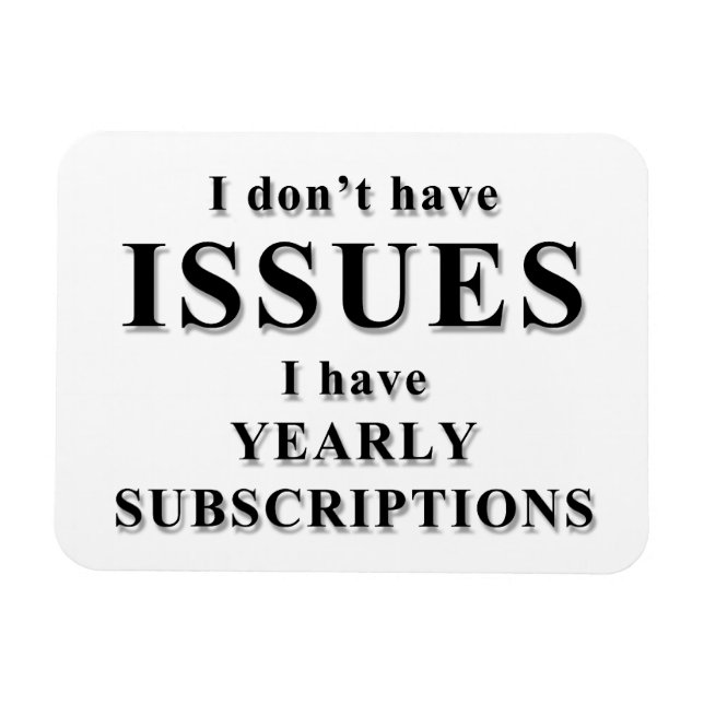 Issues premium magnet (Horizontal)