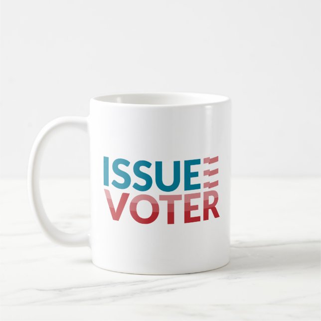 IssueVoter Flag Dual-Sided Mug (Left)