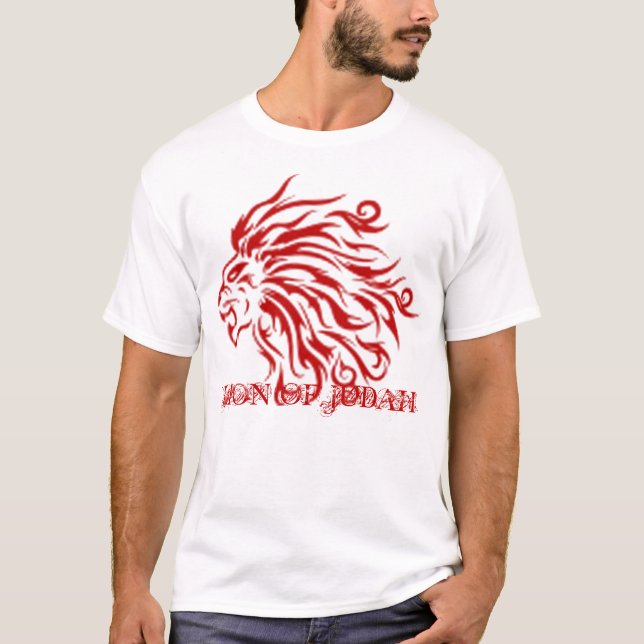 ist1_5169006_lion, LION OF JUDAH T-Shirt (Front)