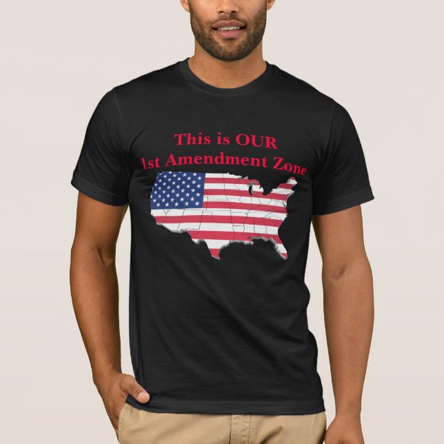 Ist Amendment Zone T-Shirt (Front)
