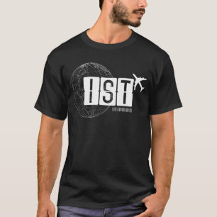IST Istanbul Airport Code Travel T-Shirt