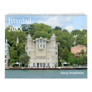 Istanbul along Bosphorus 2021 Calendar