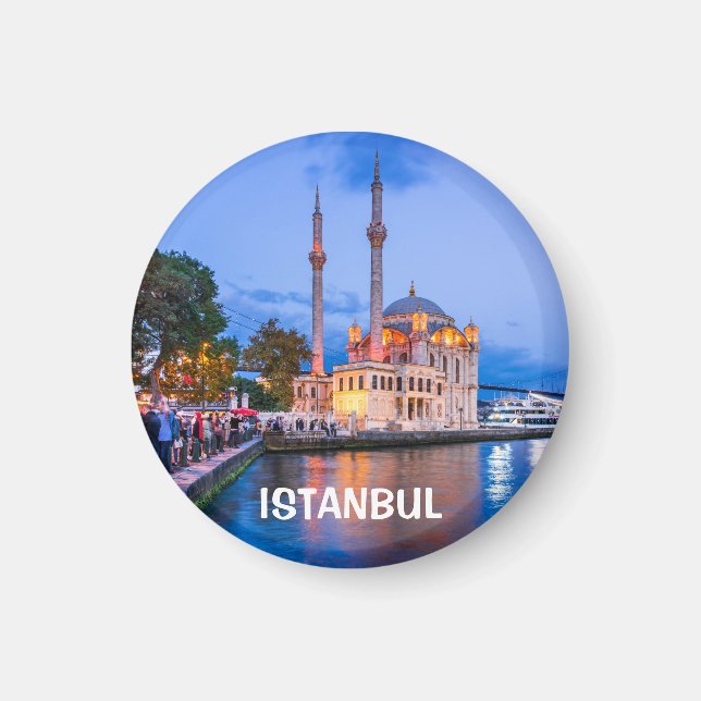 Istanbul, baroque mosque of Ortakoy, Turkey Magnet (Front)