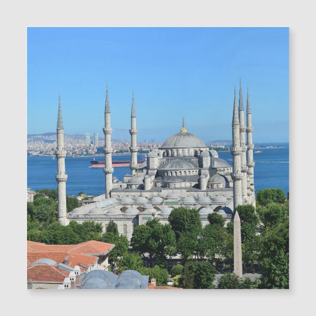 Istanbul Blue Mosque Night Scenery Premium Travel  (Front)