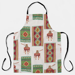 Istanbul Carpets Coffee: Vintage Pattern Apron
