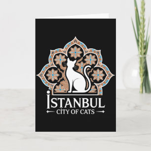 Istanbul City Of Cats Turkish Heritage Hagia Sophi Card