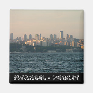 Istanbul, city panorama, Turkey (Fridge Magnet) Magnet
