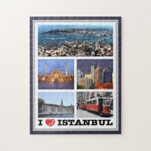 Istanbul - I Love - Turkey - Jigsaw Puzzle