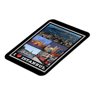 Istanbul - I Love - Turkey - Magnet