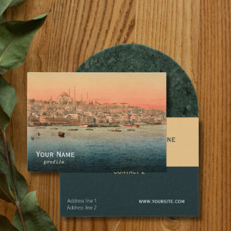 Istanbul in 19th century - Business Cards