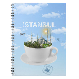 Istanbul in a Teacup - Skyline - Turkish Gift Notebook