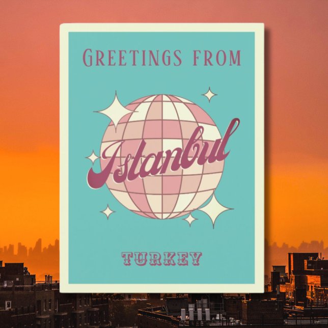 Istanbul Istambul Turkey Retro Vintage Postcard (Creator Uploaded)