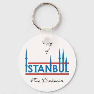 istanbul_logo, City of, Two Continents Key Ring