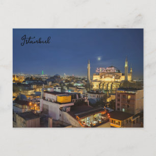 Istanbul photo travel postcard