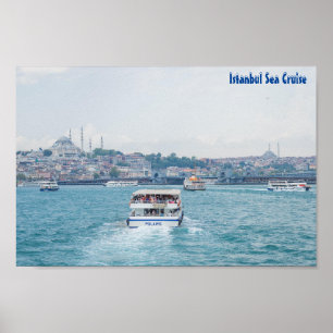 Istanbul Sea Cruise/Ferry Crossing Poster