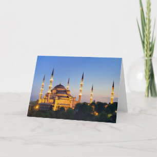 Istanbul - Sultan Ahmed Mosque greeting card