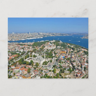 Istanbul - Sultanahmet (Aerial view) Postcard