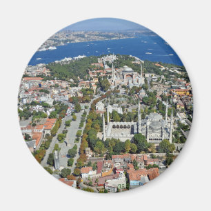 Istanbul - Sultanahmet (Round Magnet) Magnet