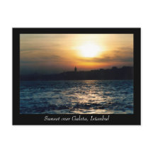 Istanbul Sunset Postcard