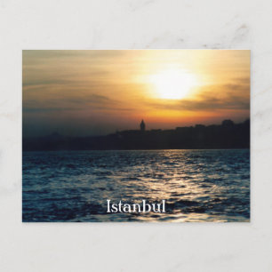 Istanbul Sunset Postcard
