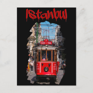 Istanbul: Taksim Tram Postcard