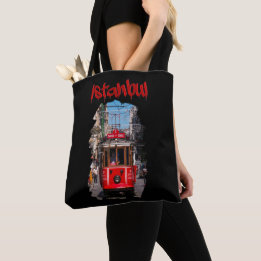 Istanbul: Taksim Tram Tote Bag