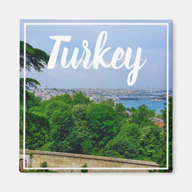 Istanbul Turkey City Bosphorus View Magnet (Front)