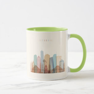 Istanbul, Turkey City Skyline Mug