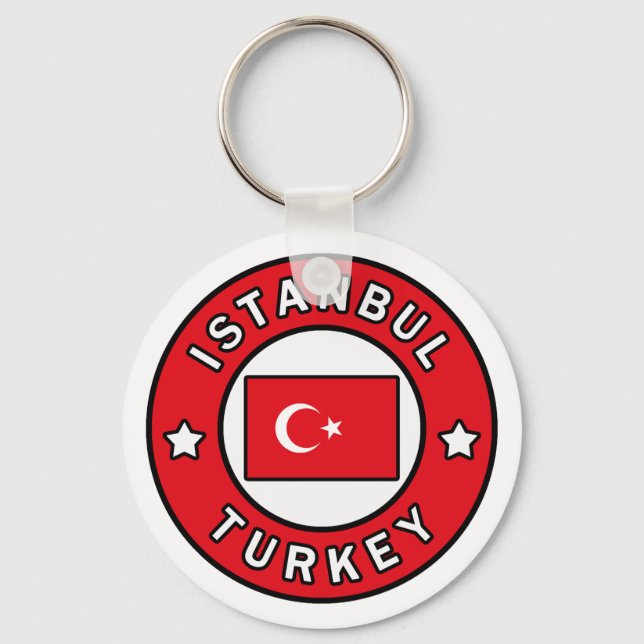Istanbul Turkey Key Ring (Front)