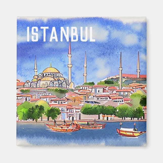 Istanbul Turkey  Magnet (Front)