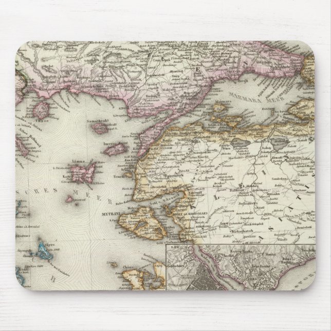 Istanbul, Turkey Mouse Mat (Front)