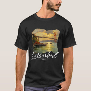 Istanbul Turkey Painting Souvenir T-Shirt