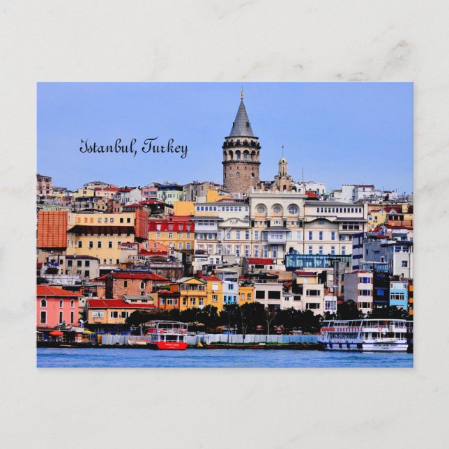 Istanbul, Turkey Postcard (Front)