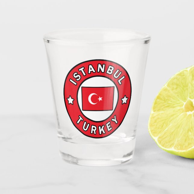 Istanbul Turkey Shot Glass (Front)