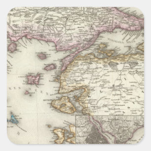 Istanbul, Turkey Square Sticker