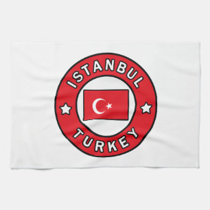 Istanbul Turkey Tea Towel