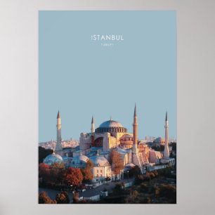 Istanbul, Turkey Travel Artwork Poster