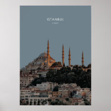 Istanbul, Turkey Travel Artwork