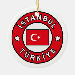 İstanbul Türkiye Ceramic Tree Decoration