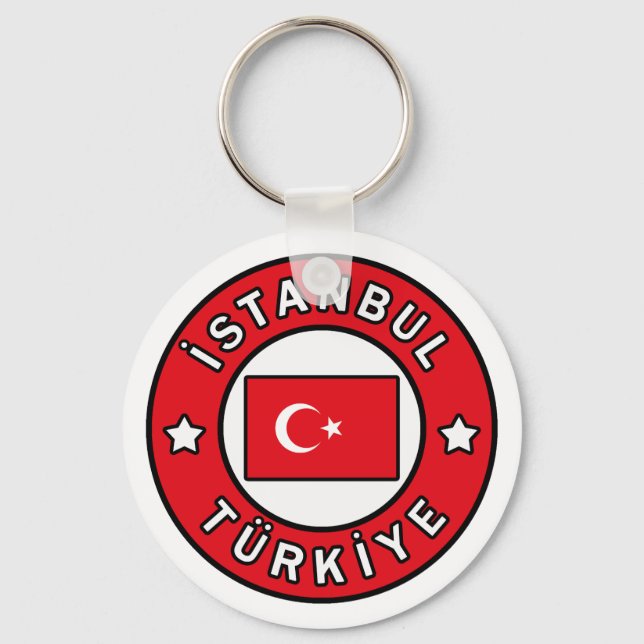 İstanbul Türkiye Key Ring (Front)